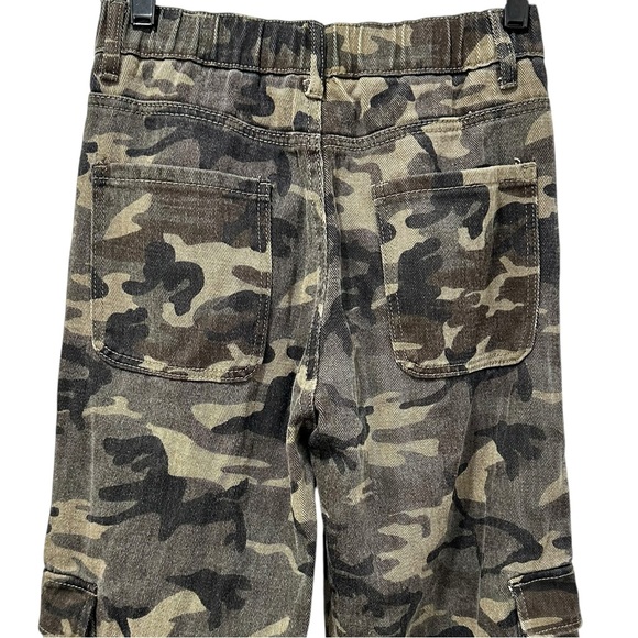 Adika Camo Cargo Pants Streetwear Utility Pockets Relaxed Fit size Small - Picture 4 of 7